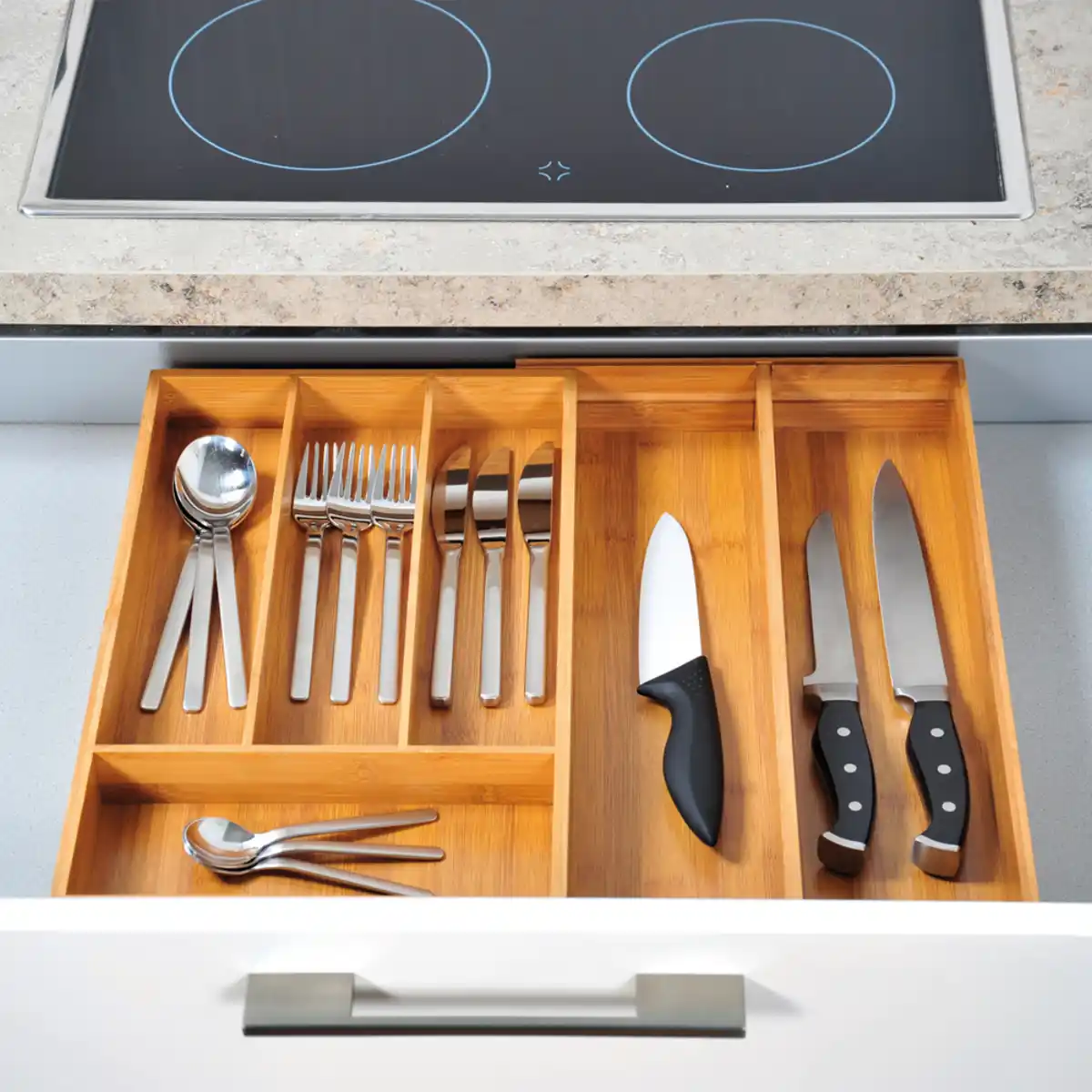 Bild 3 von Variabler Besteckkasten, Bambus