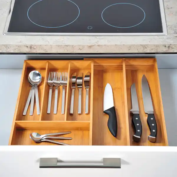 Bild 3 von Variabler Besteckkasten, Bambus