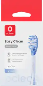 Oclean 2er Set Easy clean Blue Aufsteckbürste