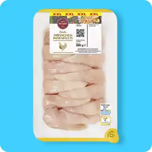 MEINE METZGEREI Hähnchen-Innenfilets, Haltungsform 2: Stallhaltung Plus²