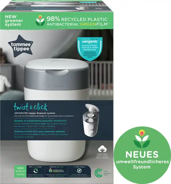 Bild 2 von tommee tippee Windeleimer Twist & Click Advanced weiß