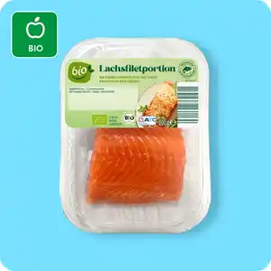 BIO Bio-Lachsfiletportion, Naturbelassen