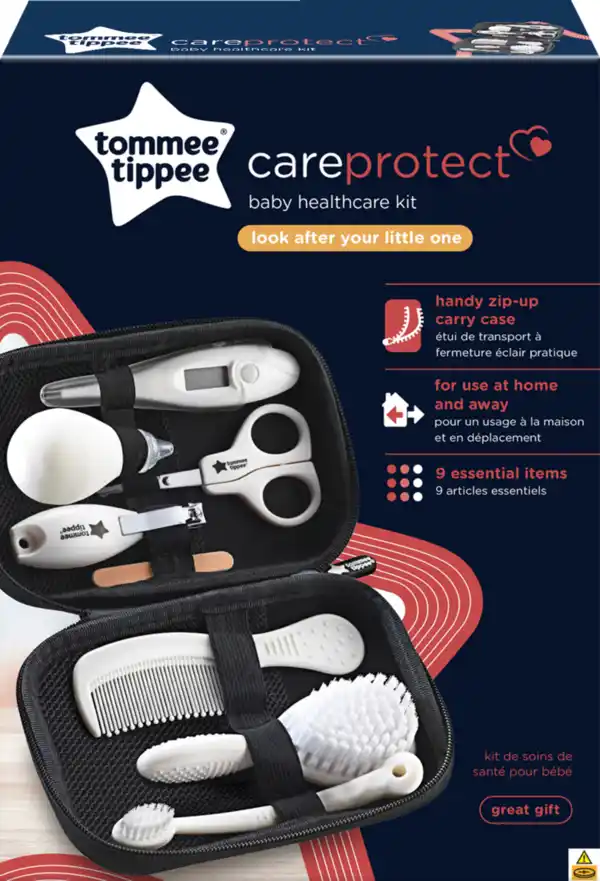 Bild 2 von tommee tippee Babypflegeset mit 9 Gesundheits- und Pflegezubehörteilen