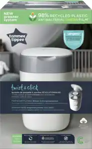 tommee tippee Windeleimer Twist & Click Advanced weiß