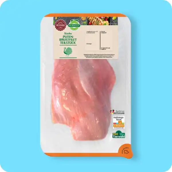 Bild 1 von FAIR & GUT Putenbrustfilet-Teilstück, Haltungsform 3: Frischluftstall²