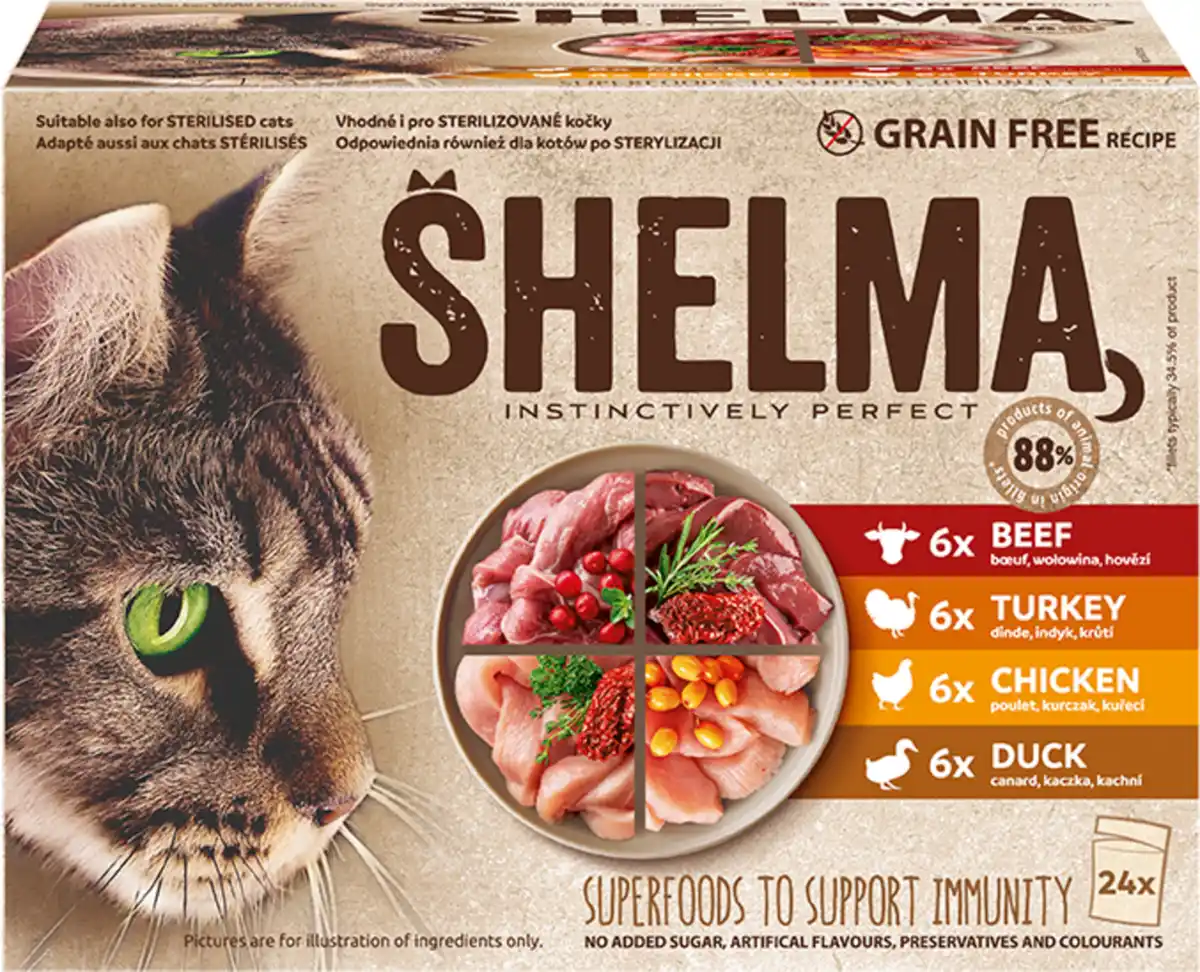 Bild 1 von Shelma Multipack Fleisch in Soße, 2.040 g