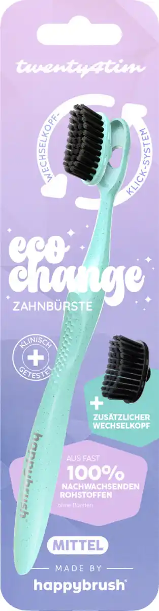 Bild 1 von happybrush EcoChange Zahnbürste Twenty4Tim