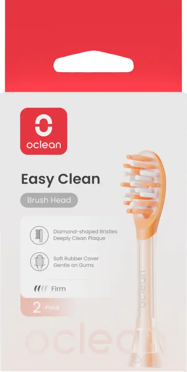 Bild 1 von Oclean 2er Set Easy clean Orange Aufsteckbürste