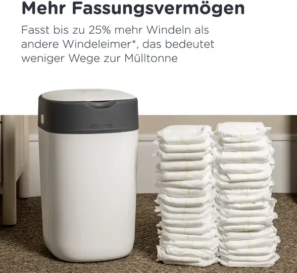 Bild 2 von tommee tippee Windeleimer Twist & Click Advanced weiß inkl. 6 Nachfüllkasetten