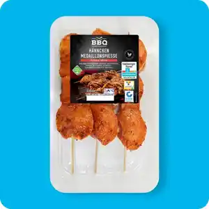 BBQ Hähnchen-Medaillon-Spieße, Paprika-Finesse oder Italienische Kräuter