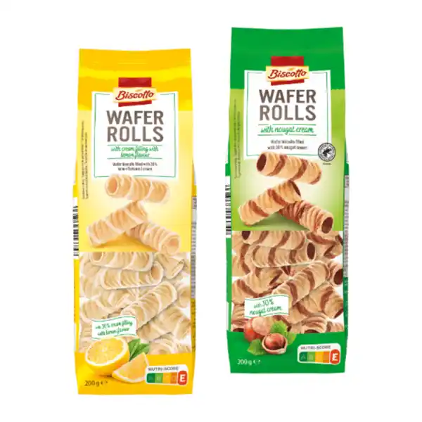 Bild 1 von BISCOTTO Waffelröllchen 200g
