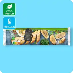 WONNEMEYER Baguette mit Kräuter- oder Knoblauchbutter