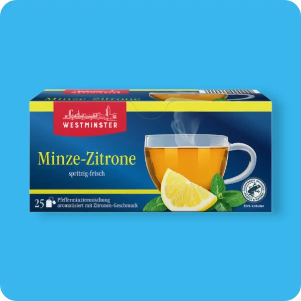 Bild 1 von WESTMINSTER Kräutertee, Minze-Zitrone