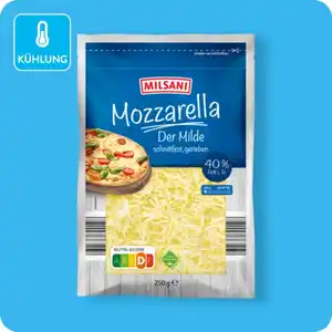 MILSANI / HOFBURGER Mozzarella³, Gerieben
