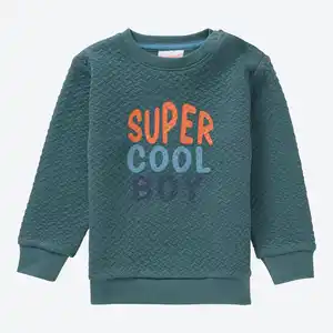 Baby-Jungen-Sweatshirt in Stepp-Optik