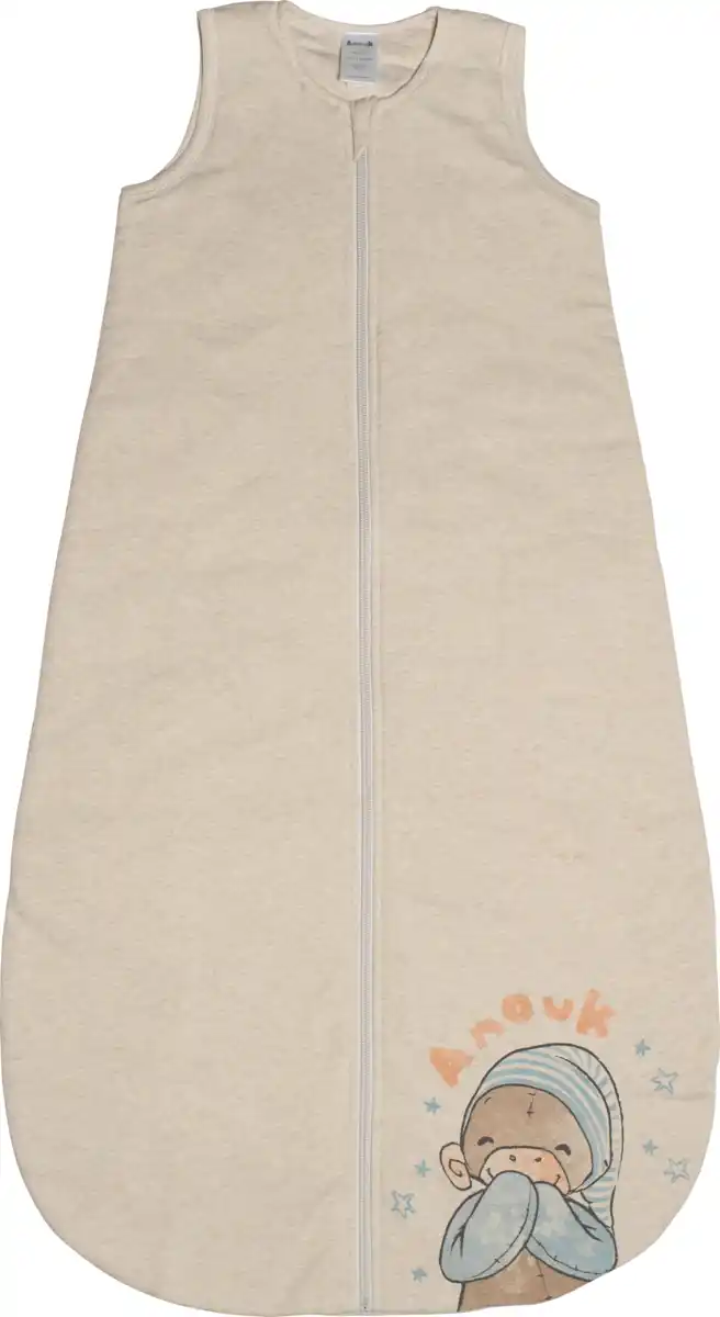 Bild 1 von Anouk natubini Anouk Schlafsack 2 TOG mit Affi-Motiv, beige, 90 cm