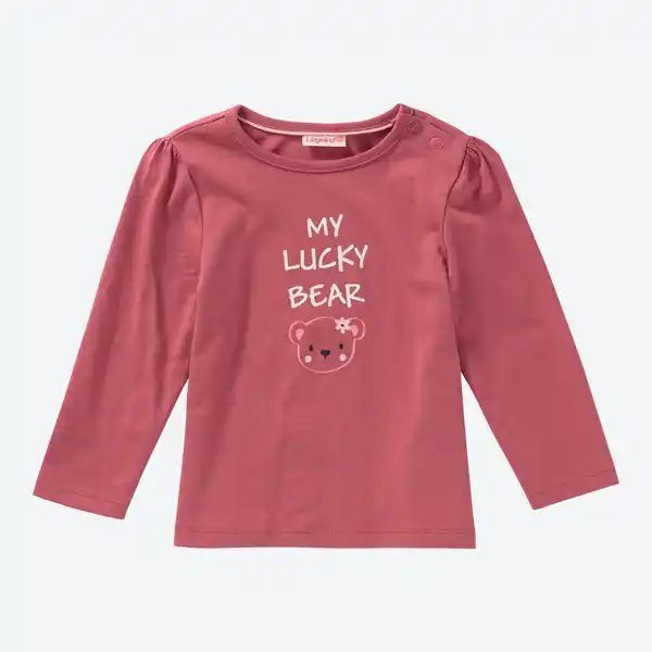 Bild 1 von Baby-Mädchen-Shirt mit Bären-Druck