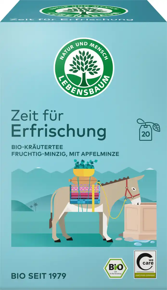 Bild 1 von LEBENSBAUM Kräutertee "Zeit für Erfrischung" (20 Beutel)