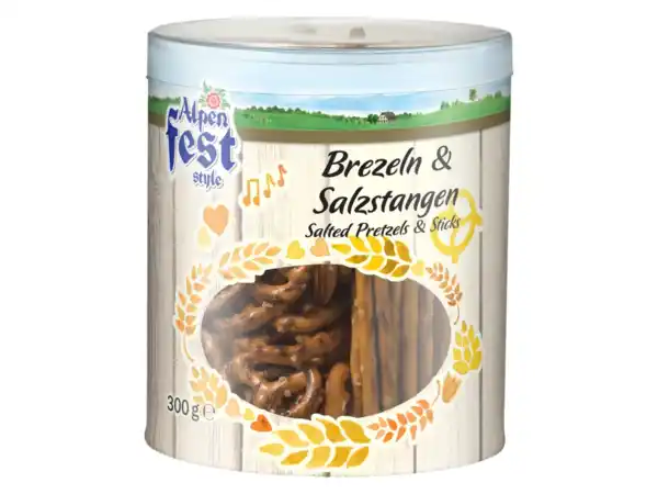 Bild 1 von Alpenfest Brezeln & Salzstangen,  300 g
