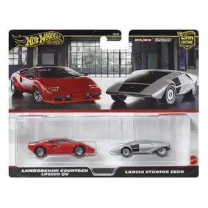 Hot Wheels - Fahrzeug 2er Pack - Lancia/Lambo