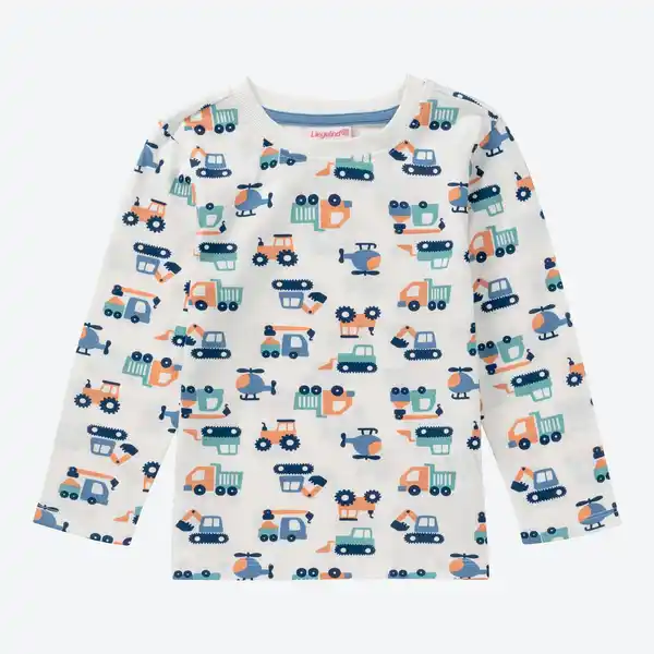 Bild 1 von Baby-Jungen-Shirt mit Fahrzeug-Aufdruck