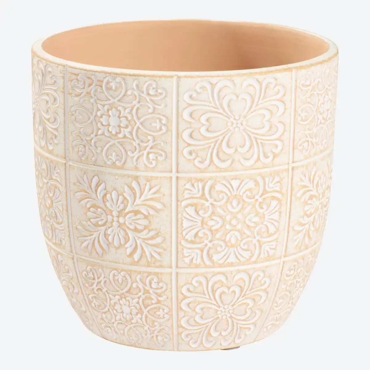 Bild 1 von Blumentopf mit Muster, Ø ca.13,5x13cm