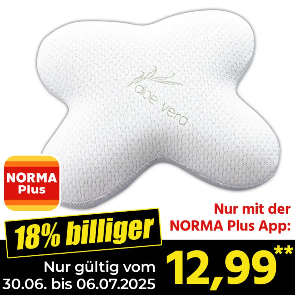 Bild 1 von Ortho-Vital Visko-Nackenkissen "Butterfly"