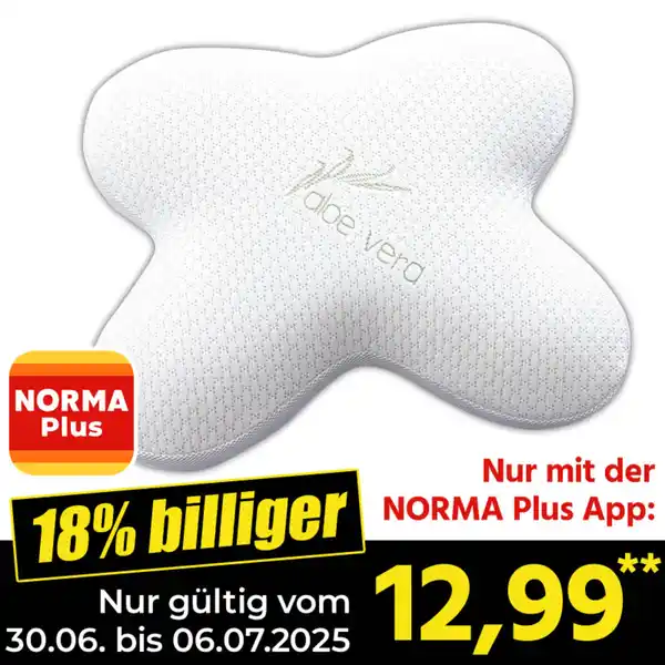 Bild 1 von Ortho-Vital Visko-Nackenkissen "Butterfly"