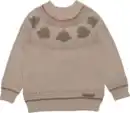 Bild 1 von Anouk natubini Anouk Pullover aus Strick mit Raglanärmeln & Affi-Muster, beige, Gr. 110