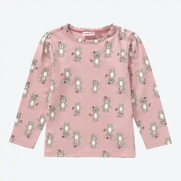 Bild 1 von Baby-Mädchen-Shirt mit Bären-Aufdruck
