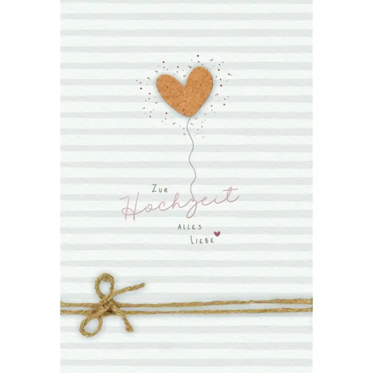 Bild 1 von Hochzeitskarte - Zur Hochzeit alles Liebe