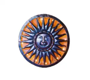 Solar Metall Sonne ca 40cm