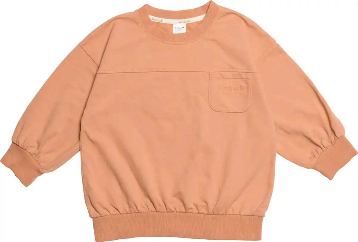 Bild 1 von Anouk natubini Anouk Sweatshirt mit Affi-Applikation, orange, Gr. 110