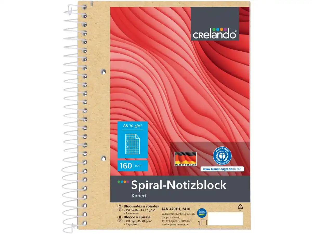 Bild 1 von crelando® Spiral-Notizblock