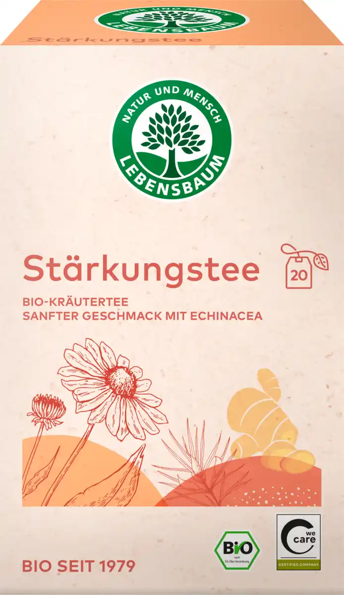 Bild 1 von LEBENSBAUM Kräutertee "Stärkungstee" (20 Beutel)