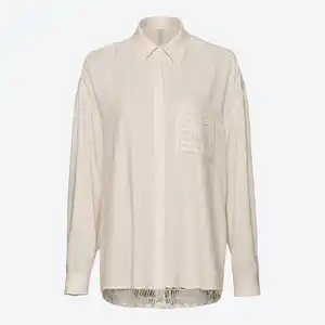 Damen-Bluse mit Spitze am Rücken