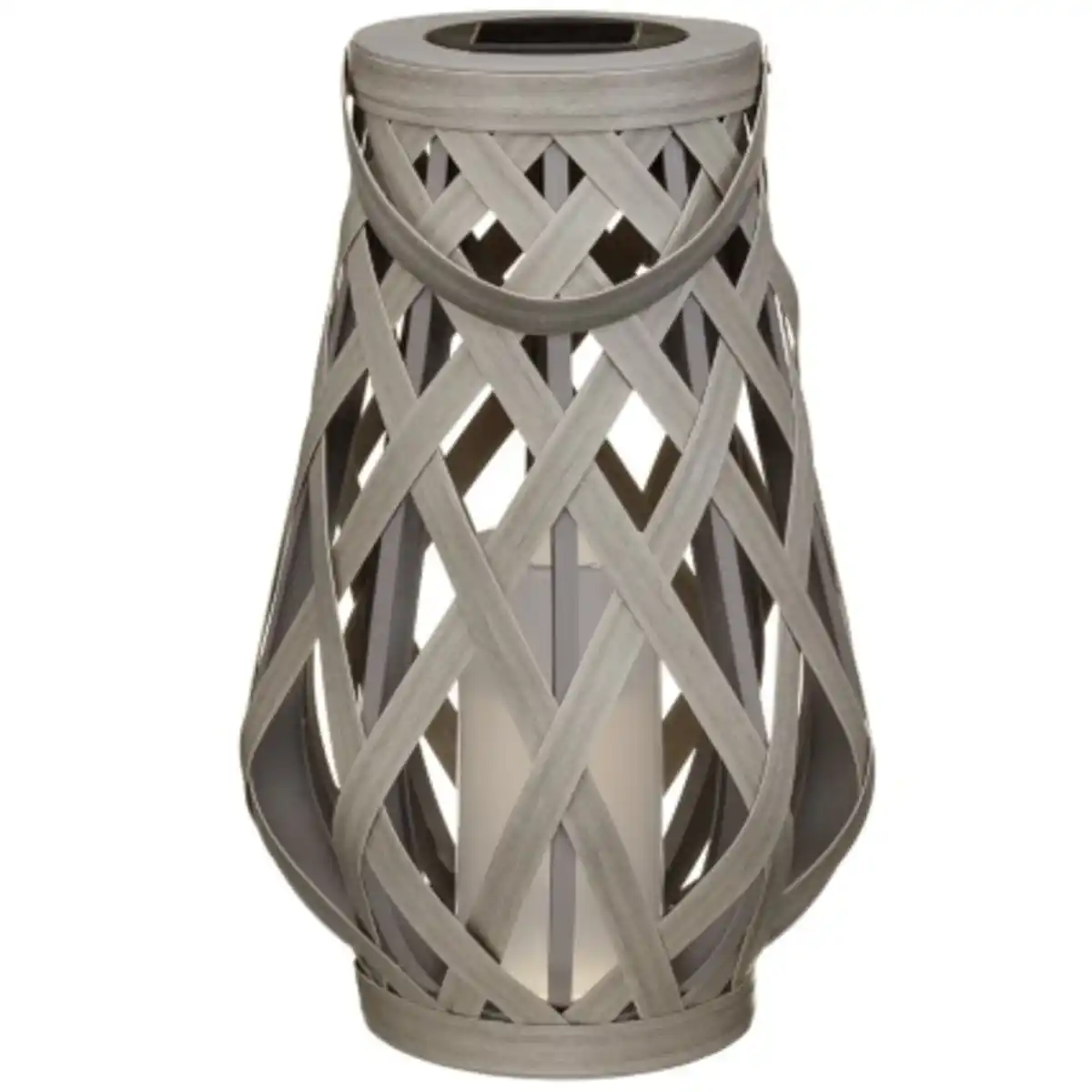 Bild 1 von Laterne Flechtoptik Solarbetrieben ca 45cm