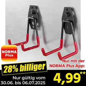 Kraft Werkzeuge Magnetischer Haken 2er-Set