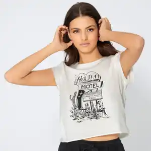 Damen-T-Shirt mit Frontprint