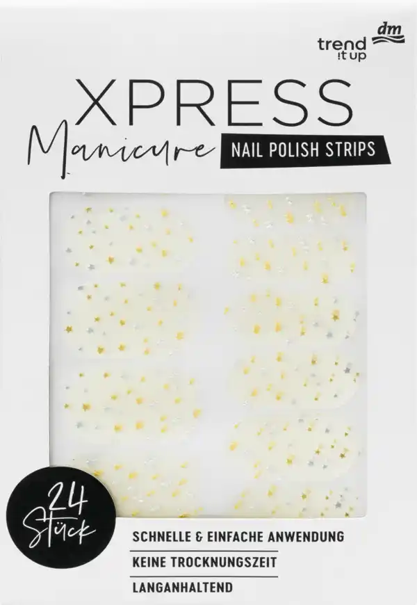 Bild 1 von trend !t up Nagelfolien XPRESS Manicure 033 Sprinkle Stars