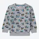 Bild 1 von Baby-Jungen-Sweatshirt mit Fahrzeugen bedruckt