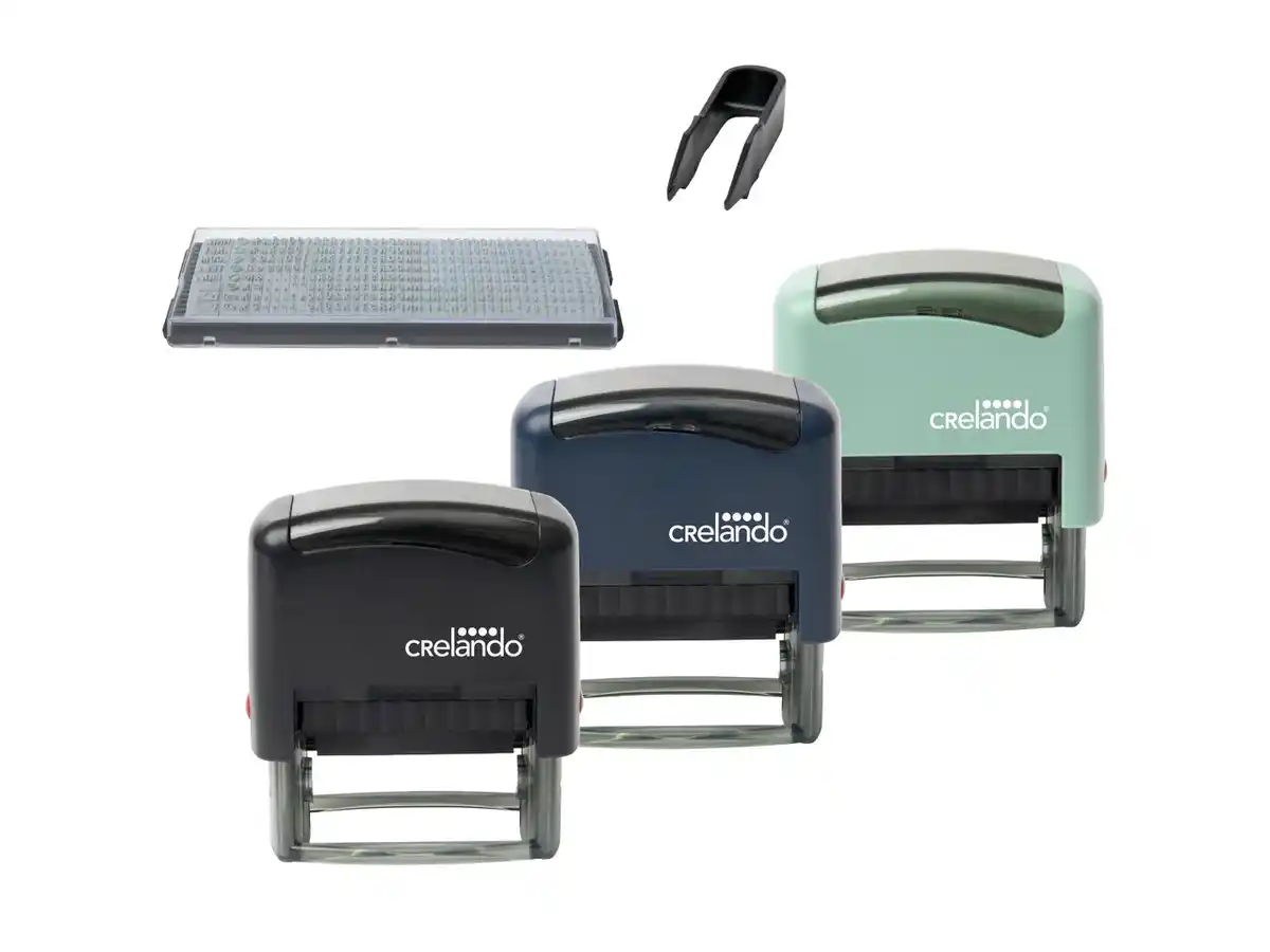 Bild 1 von crelando® Büro- und Adressstempel zum Selbersetzen