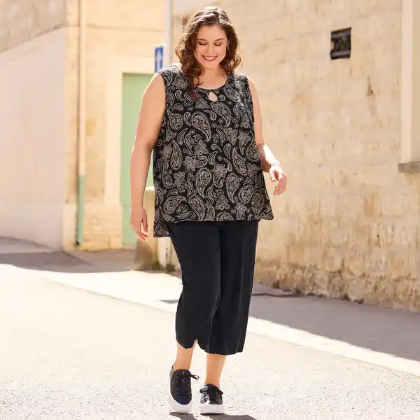 Bild 1 von Damen-Hose mit Viskose, große Größen