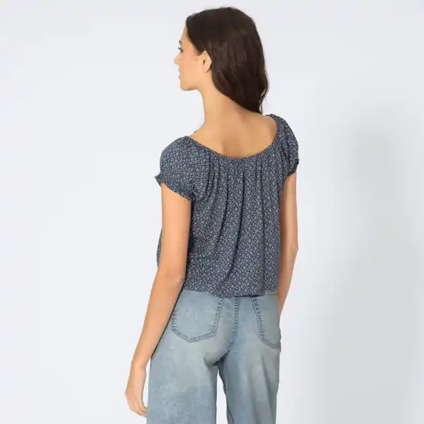 Bild 4 von Damen-Bluse mit Millefleur-Muster