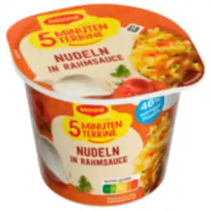 Maggi 5 Minuten Terrine Nudeln in Rahmsauce