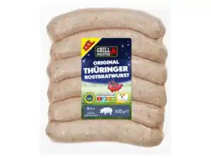 Grillmeister Original Thüringer Rostbratwurst XXL