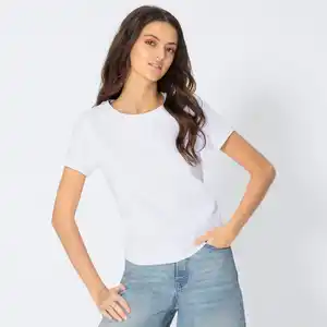 Damen-T-Shirt mit Rundhalsausschnitt
