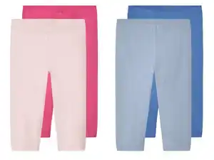 lupilu® Kinder Caprileggings, 2 Stück, mit hohem Baumwollanteil