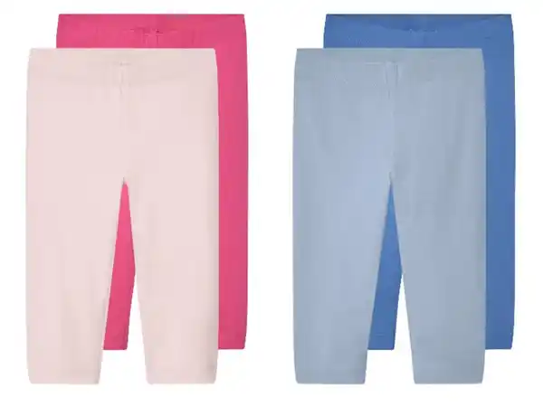 Bild 1 von lupilu® Kinder Caprileggings, 2 Stück, mit hohem Baumwollanteil