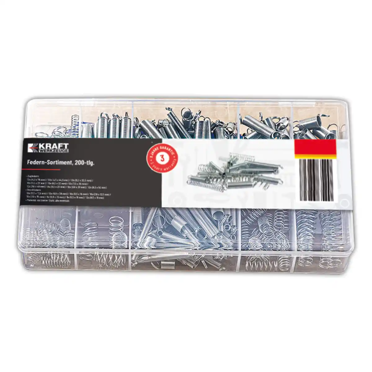 Bild 2 von Kraft Werkzeuge Schrumpfschlauch-Sortiment 127-tlg.